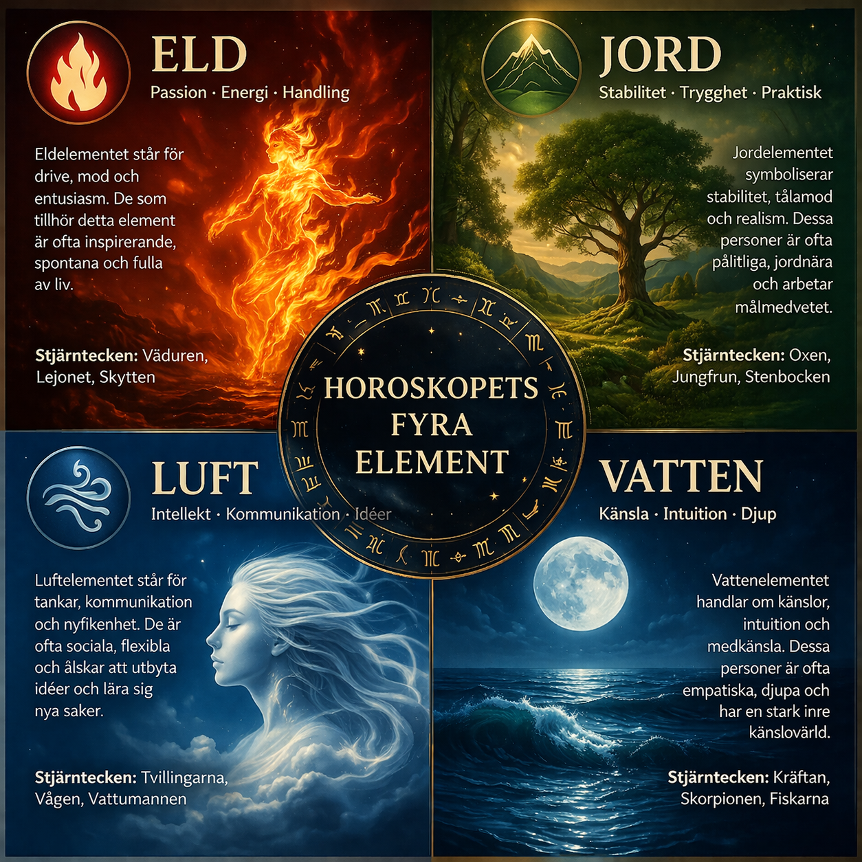 HOROSKOPETS FYRA ELEMENT