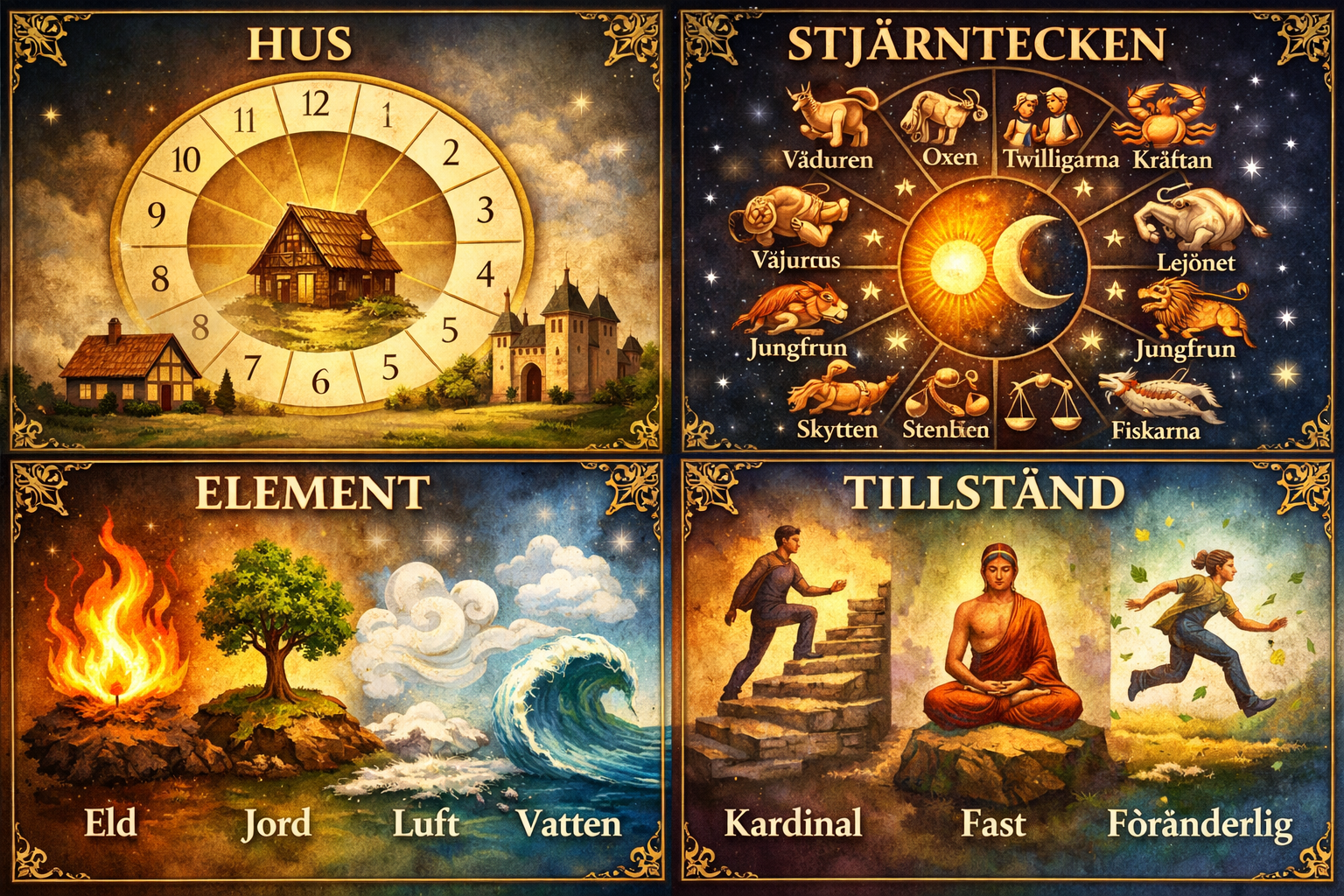 HUS STJÄRNTECKEN ELEMENT